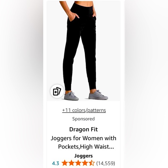 New with tags - Amazon dragon fit joggers - Picture 1 of 5